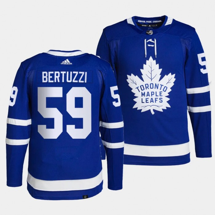 Maple Leafs Home Tyler Bertuzzi Blue Authentic Pro Jersey